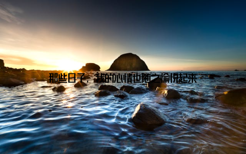 那些日子, 我的心情也随之愉悦起来