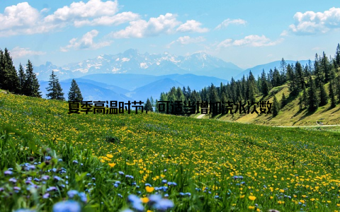 夏季高温时节, 可适当增加浇水次数