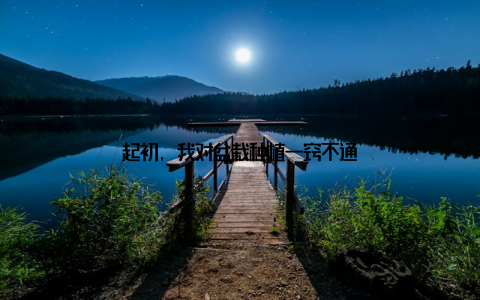 起初, 我对盆栽种植一窍不通