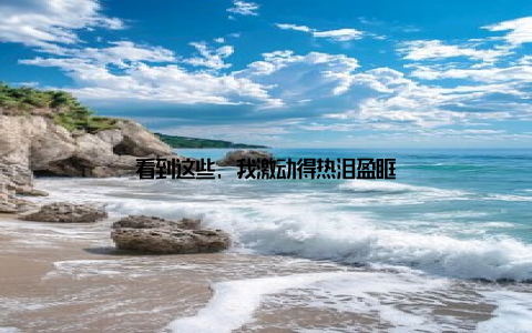 看到这些, 我激动得热泪盈眶